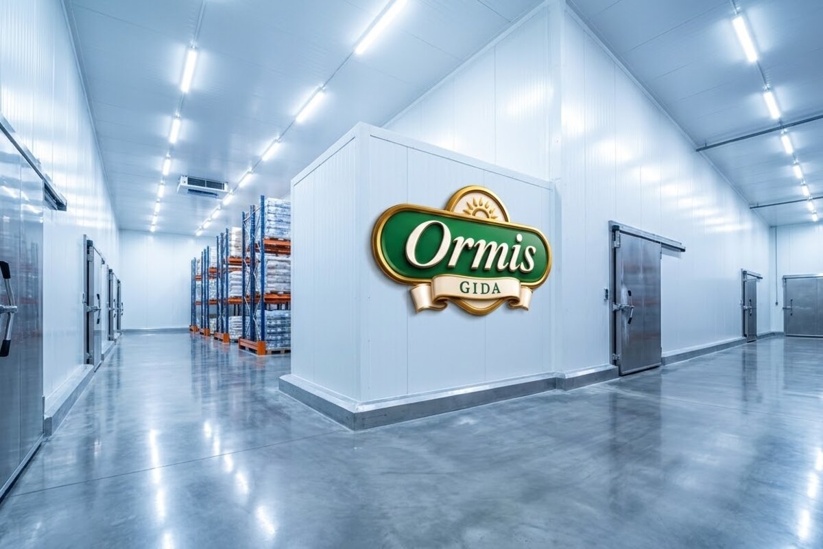 Ormis Gıda dondurulmuş gıda depolama tesisi, hijyenik ve profesyonel iç mekan